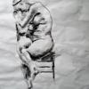 Untitled Study  -  Spring 2009 [Ink wash on paper]  18"x 24"