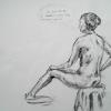 You Have To Be Careful With The Human Voice   - Spring 2009 [Charcoal]  18"x 24"